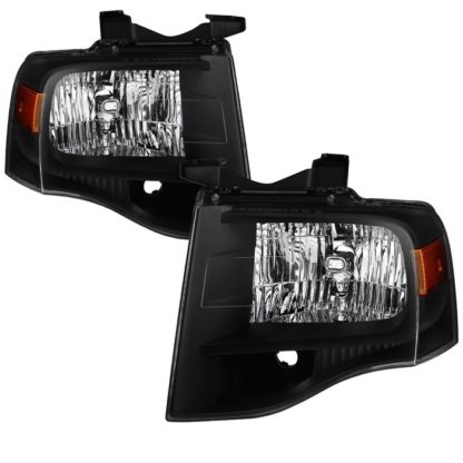 ( xTune ) Ford Expedition 2007-2014 OEM Style Headlights -Black