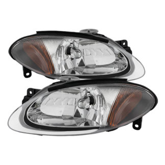 ( OE ) Ford Escort ZX2 Coupe 98-03 Crystal Headlights – Chrome