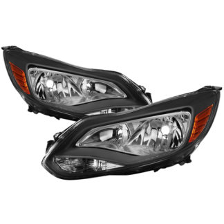( xTune ) Ford Focus 2012-2014 Halogen Only ( Don‘t Fit HID models ) OEM Style Headlights – Black