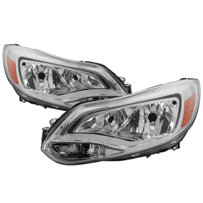 ( OE ) Ford Focus 2012-2014 Halogen Only ( Don‘t Fit HID models ) OEM Style Headlights - Chrome
