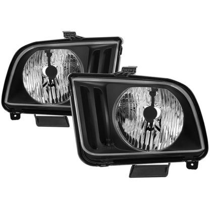( OE ) Ford Mustang 05-09 Halogen (Don‘t Fit Models With Factory HID Xenon & Shelby GT500/GT500KR Models ) OEM Style Headlights - Black