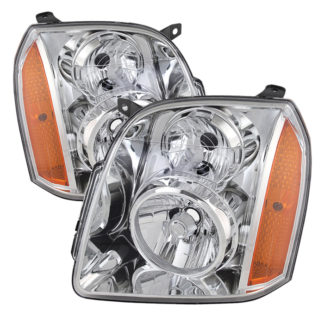 ( OE ) GMC Yukon/Yukon XL 07-14 ( Don‘t fit Denali Model ) Crystal Headlights – Chrome