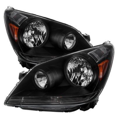 ( xTune )Honda Odyssey 05-10 Crystal Headlights - Black