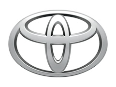 Chrome & Black Door Handle Overlays | Toyota