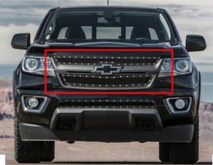 GR03LFC16H 1.8mm Wire Mesh Rivet Style Grille 2015-2018 Chevy Colorado