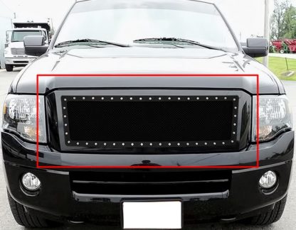 GR06LEC49H 1.8mm Wire Mesh Rivet Style Grille 2007-2014 Ford Expedition