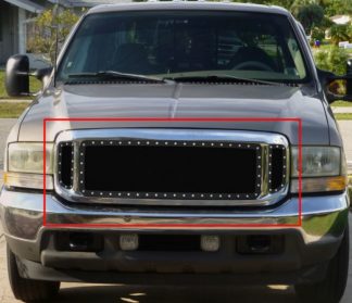 GR06LEJ86H 1.8mm Wire Mesh Rivet Style Grille 1999-2004 Ford F-350