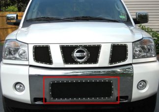 GR14LED13H 1.8mm Wire Mesh Rivet Style Grille 2004-2007 Nissan Armada