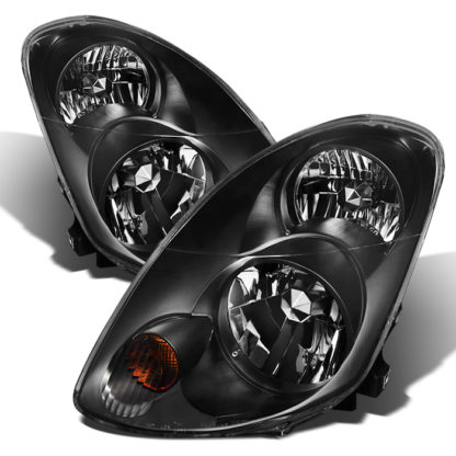 ( xTune )Infiniti G35 03-04 Sedan Crystal Headlights - Halogen Model Only ( Not Compatible With Xenon/HID Model ) - Black