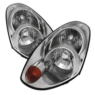 ( OE )Infiniti G35 05-06 Sedan Crystal Headlights - Xenon/HID Model Only ( Not Compatible With Halogen Model ) - Chrome