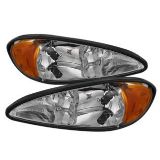 ( OE ) Pontiac Grand Am 99-05 Crystal Headlights – Chrome