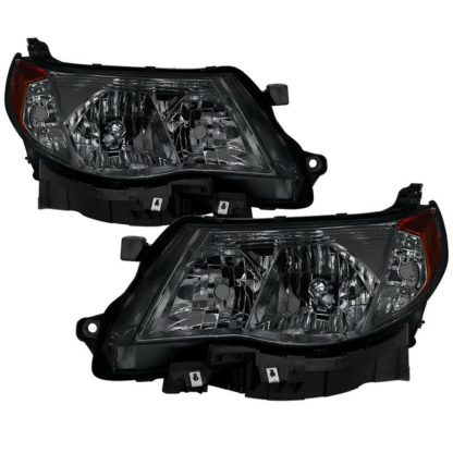 ( xTune ) Subaru Forester 2009-2013 Halogen Only ( Don‘t Fit HID models ) OEM Style Headlights - Smoked