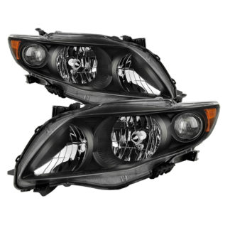 ( xTune ) Toyota Corolla 2009-2010 OEM Style Headlights – Black