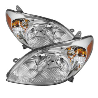 ( OE ) Toyota Matrix 03-08 Crystal Headlights – Chrome