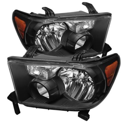 ( xTune ) Toyota Tundra 07-13 / Toyota Sequoia 08-13 OEM Style Headlights ( Will Not Fit Model With Headlight Washer ) - Black