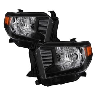 ( xTune ) Toyota Tundra 2014-2017 / 2018 Tundra ( will only fit SR and SR5 Model )  Halogen Models only ( don‘t fit Models with Daytime Running Light Function ) OEM Style Headlights  – Black
