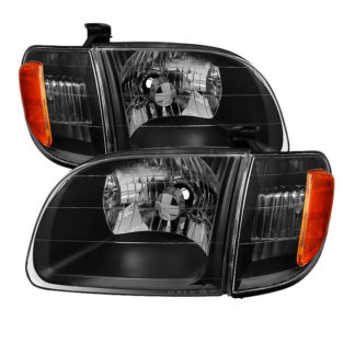 ( xTune ) Toyota Tundra Regular/Access Cab 00-04 ( Don‘t fit Double Cab Model ) OEM Style Headlights & Corner Lights - Black
