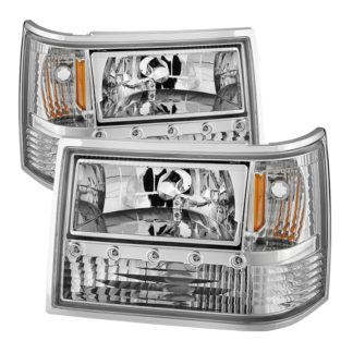 ( xTune ) Jeep Grand Cherokee 93-98 1PC Crystal Headlights - Chrome