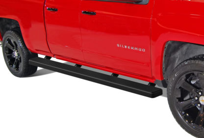 iStep W2W 5 Inch Black | 2007-2018 Chevy/GMC Silverado/Sierra 1500 Extended Cab/Double Cab 6.5 ft Bed (Incl. 2019 Silverado 1500 LD & 2019 Sierra 1500 Limited) 2007-2019 Chevy/GMC Silverado/Sierra 2500 HD/3500 HD Extended Cab/Double Cab 6.5ft Bed (Incl. Diesel models with DEF tanks)|Not For 07 Classic Model (Pair)