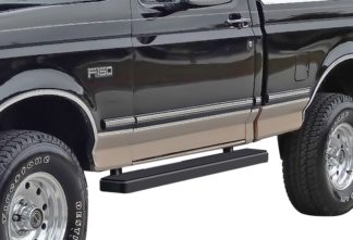 iStep 5 Inch Black | 1980-1996 Ford F-150 Regular Cab (Incl. 97 Only HD Model) 1980-1996 Ford Bronco Full Size (Will not fit Lightning or w/ Snow plow prep package Models) (Pair)