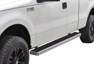 iStep 6 Inch Running Board 2009-2014 Ford F-150 Super Cab  Hairline Finish