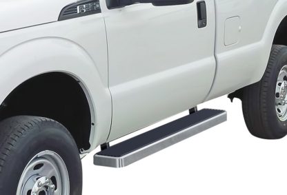 iStep 6 Inch Running Board 1999-2016 Ford F-550 SD Regular Cab  Hairline Finish
