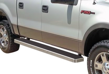 iStep 6 Inch Running Board 2004-2008 Ford F-150 Supercrew Cab  Hairline Finish
