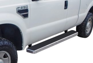 iStep 6 Inch Running Board 1999-2016 Ford F-550 SD Super Cab  Hairline Finish