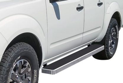 iStep 6 Inch Running Board 2005-2018 Nissan Frontier Crew Cab  Hairline Finish