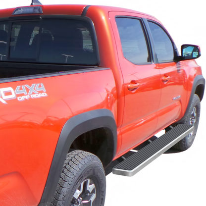 iStep 6 Inch Running Board 2007-2018 Toyota Tundra Double Cab  Hairline Finish