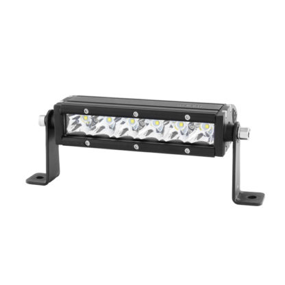 LED Lights Bar - 8 Inch 6 pcs 5W LED / 30W CREE Single Row - Chrome