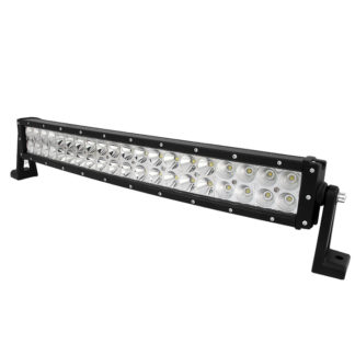LED Lights Bar – W/ Covers 24 Inch 40pcs 3W LED / 120W Curved – Chrome