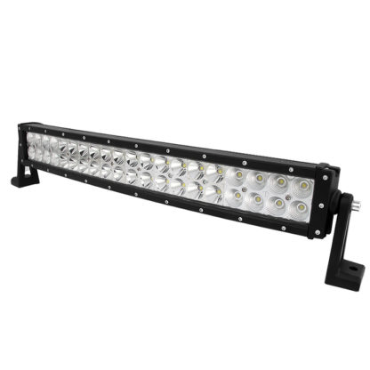 LED Lights Bar - W/ Covers 24 Inch 40pcs 3W LED / 120W Curved - Chrome