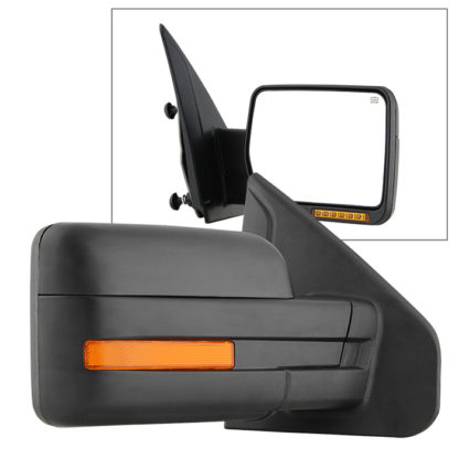 MIR-03349EH-P-R Ford F150 07-14 POWER Heated Amber LED Signal OE Mirror - Right