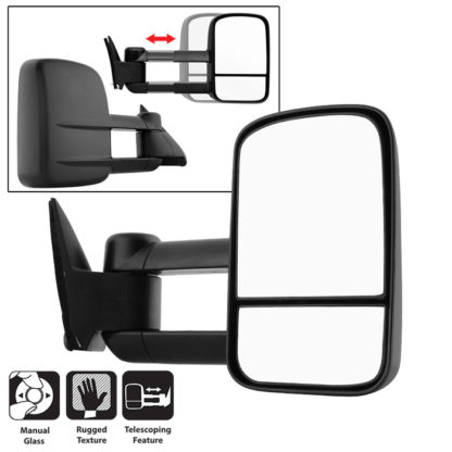 MIR-CCK88-MA-R Chevy C10 88-98 Manual Extendable - Manual Adjust Mirror - Right