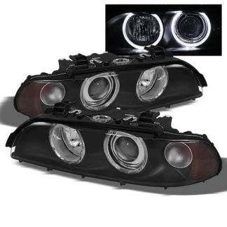 BMW E39 5-Series 97-03 Halo Projector Headlights - Black