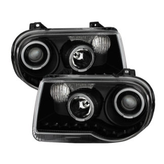 Chrysler 300C 05-10 ( Don‘t fit 300 ) Halo Projector Headlights - Black