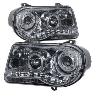 Chrysler 300C 05-10 ( Don‘t fit 300 ) Halo Projector Headlights - Smoke