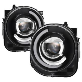 Jeep Renegade 2015-2017 Projector Headlights - Light Bar DRL -Black