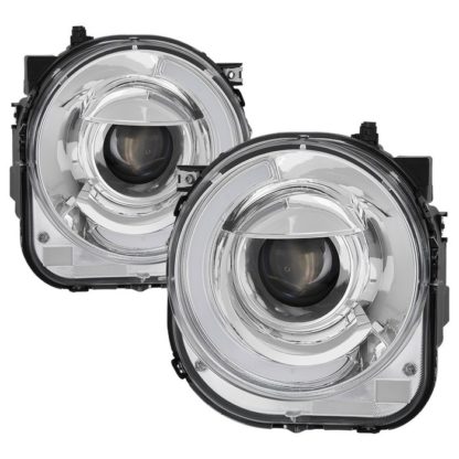 Jeep Renegade 2015-2017 Projector Headlights - Light Bar DRL -Chrome