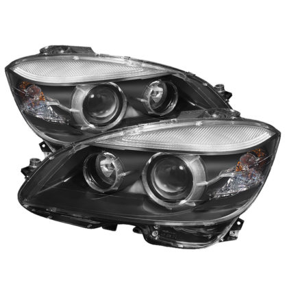 Mercedes Benz C-Class 08-11 OE Projector Headlights (w/AFS. HID fit) - Black
