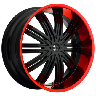 2Crave No. 07 Fiero Red Lip  Custom Wheel