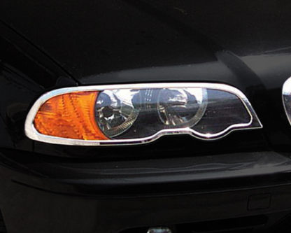 ABS Chrome Head Light Bezel 2000 - 2003 BMW 3-Series-E46-Coupe