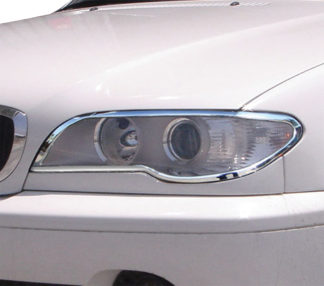 ABS Chrome Head Light Bezel 2004 - 2006 BMW 3-Series-E46-Coupe