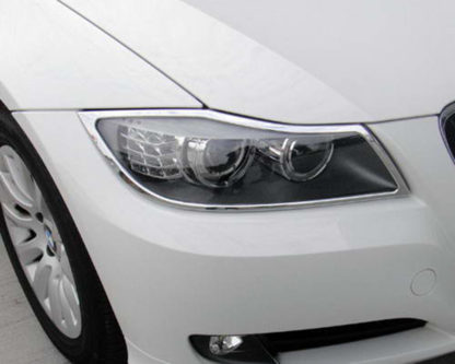 ABS Chrome Head Light Bezel (same 06-08 Model BM3SE9006) 2009 - 2011 BMW 3-Series-E90-Sedan