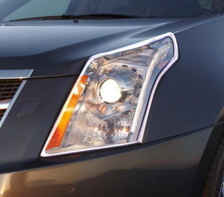ABS Chrome Head Light Trim 2010 - 2013 Cadillac SRX