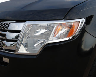 ABS Chrome Head Light Bezel 2007 - 2010 Ford Edge