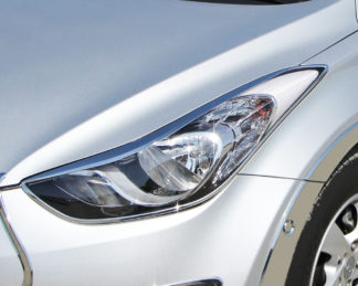 ABS Chrome Head Light Bezel 2011 – 2016 Hyundai Elantra-4-Door