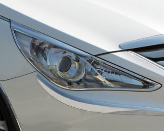 ABS Chrome Head Light Bezel 2011 - 2013 Hyundai Sonata