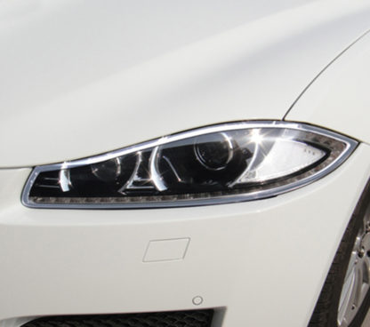 ABS Chrome Head Light Bezel 2012 - 2013 Jaguar XF-Series